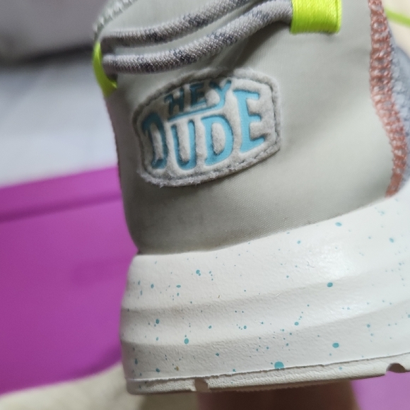 Hey Dude Gray Athletic Shoes - Picture 6 of 8